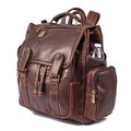 Claire Chase Claire Chase 600004991962 Legendary Jumbo Backpack; Dark Brown 600004991962